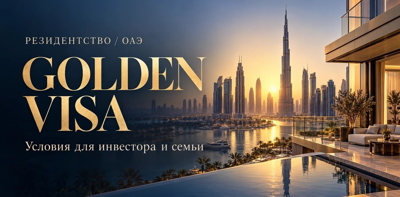 Golden Visa в Дубае: условия для инвестора и переезд семьи