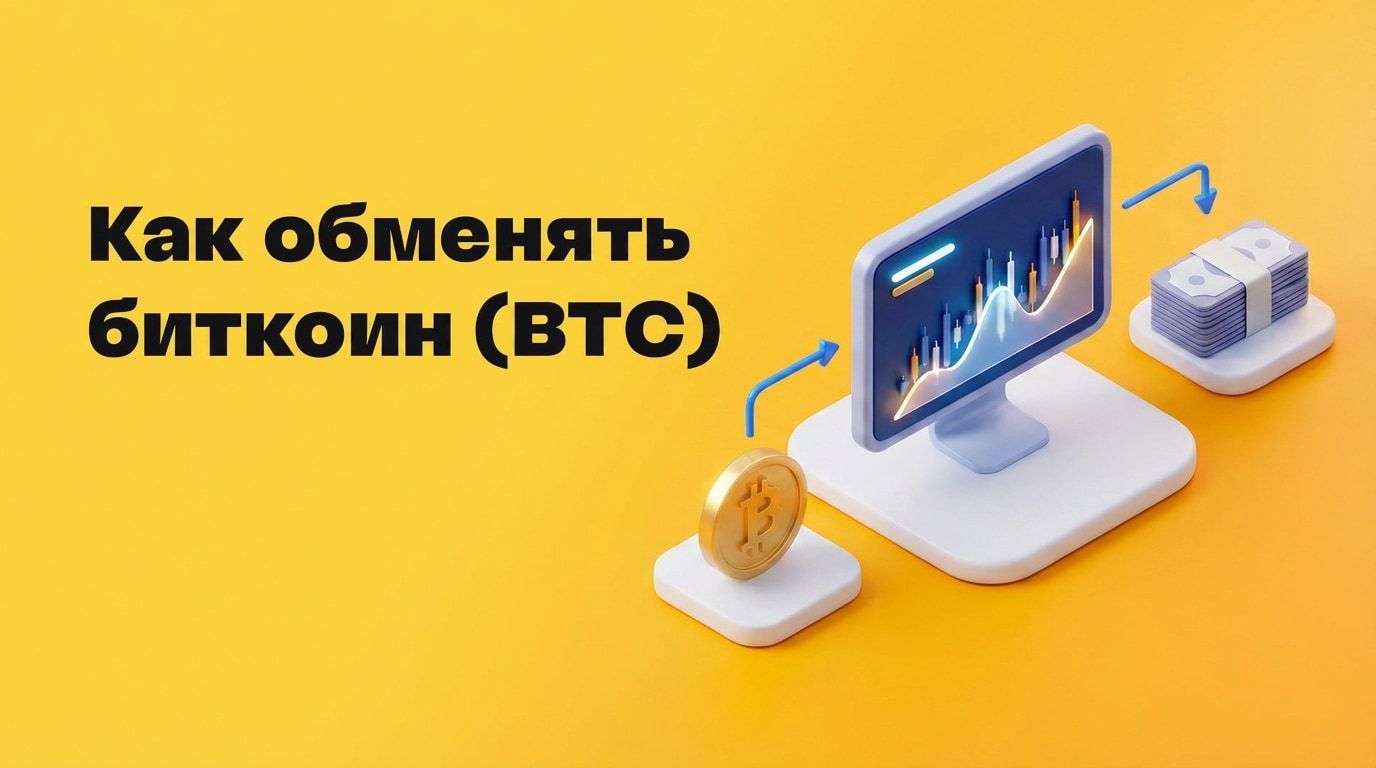 Как обменять биткоин (BTC)