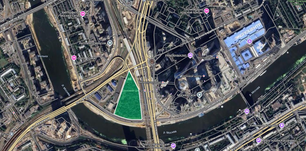 Донстрой планирует застроить территорию бывшего ботанического сада у Москва-Сити