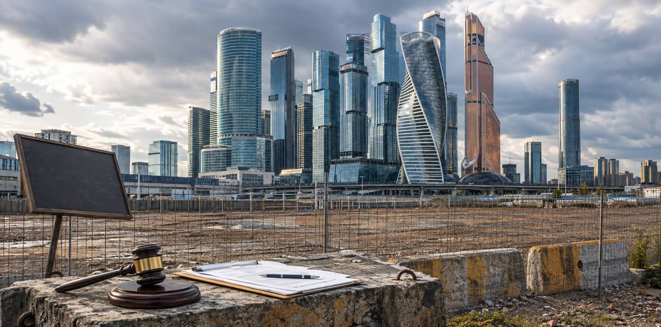 The auction for a plot in “City-2” valued at 12.27 billion rubles failed to take place for the second time