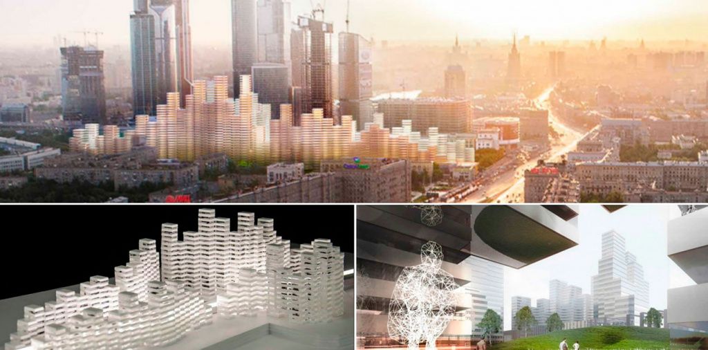 Проект бюро Kengo Kuma рядом с Москва-Сити
