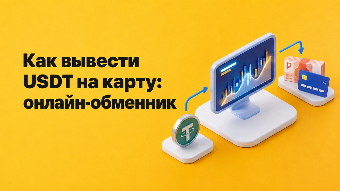 Как вывести USDT на карту: обмен USDT в рубли через онлайн-обменник