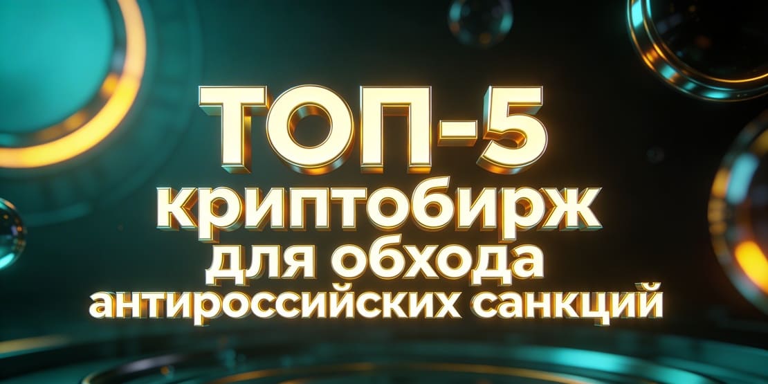 Пять бирж криптовалюты, для обхода антироссийских санкций