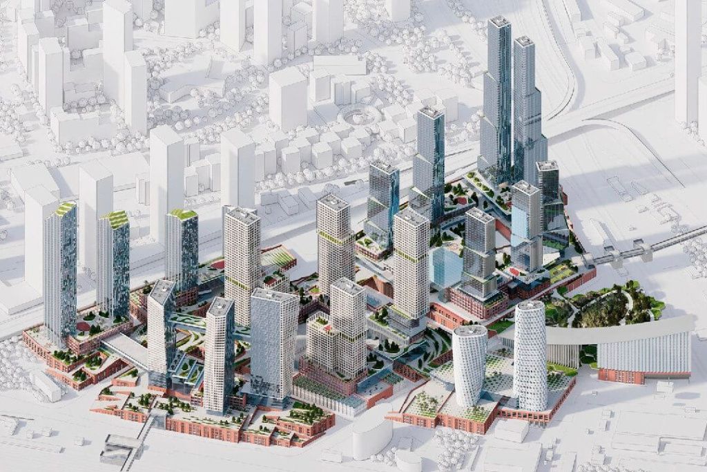 A new high-rise district near Moscow City on a territory of more than 70 hectares