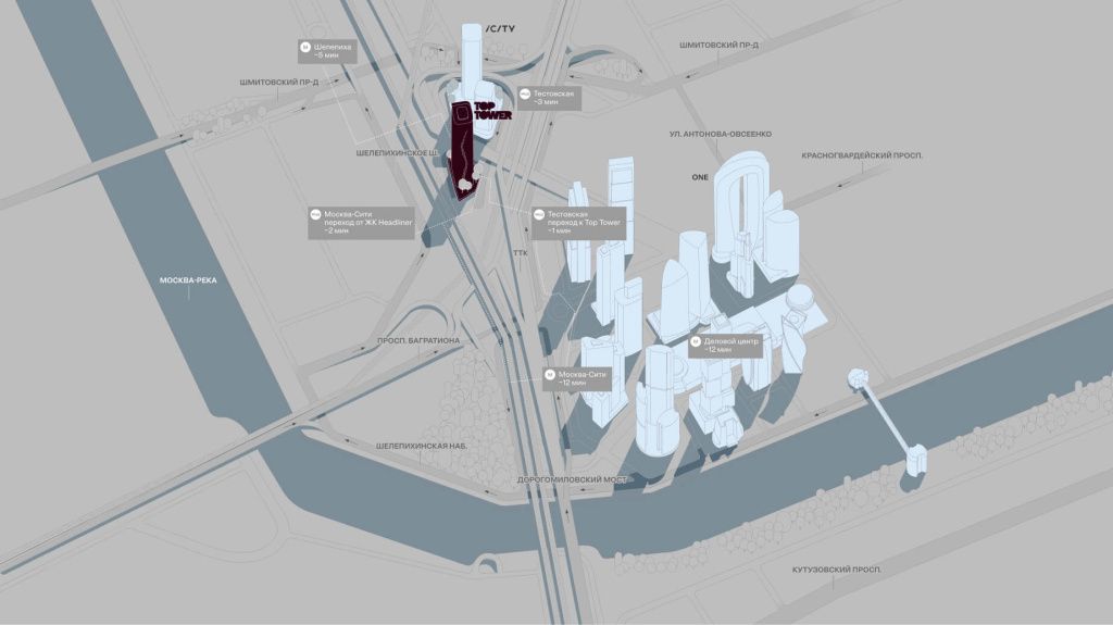 TOP TOWER рядом с iCity