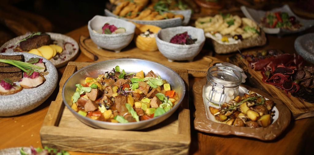 Банный комплекс Княже в Москва-Сити — еда