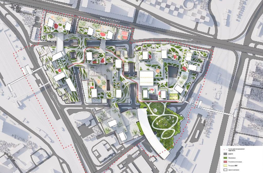 A new high-rise district near Moscow City on a territory of more than 70 hectares