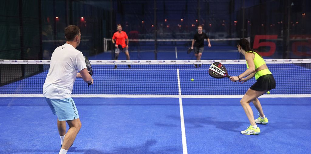 Пример игры в падэль 2 на 2