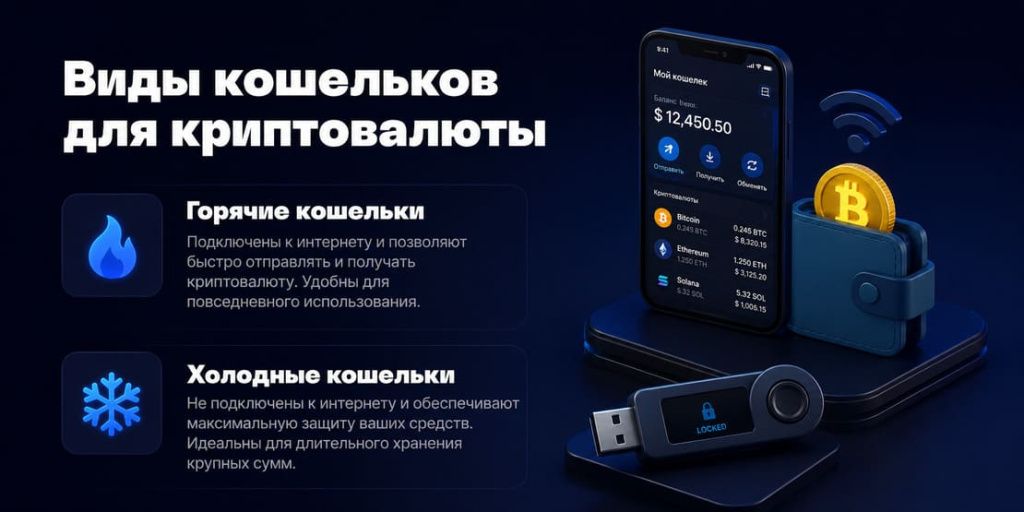Виды кошельков для криптовалюты Виды кошельков для криптовалюты