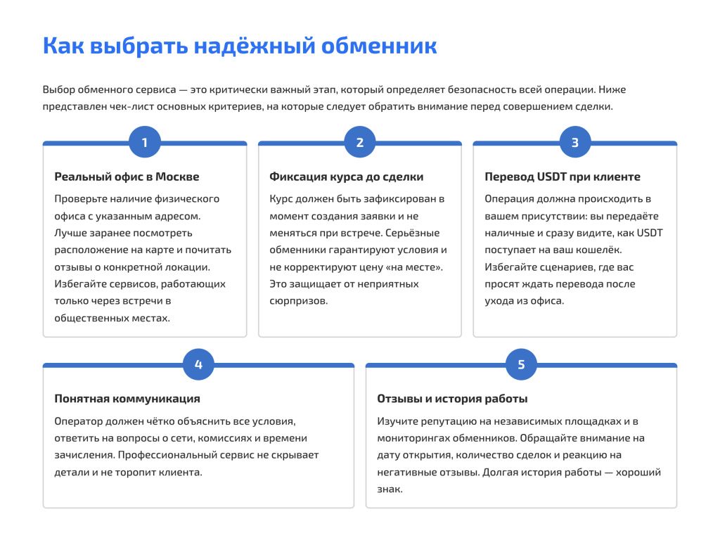 Как выбрать надёжный криптообменник