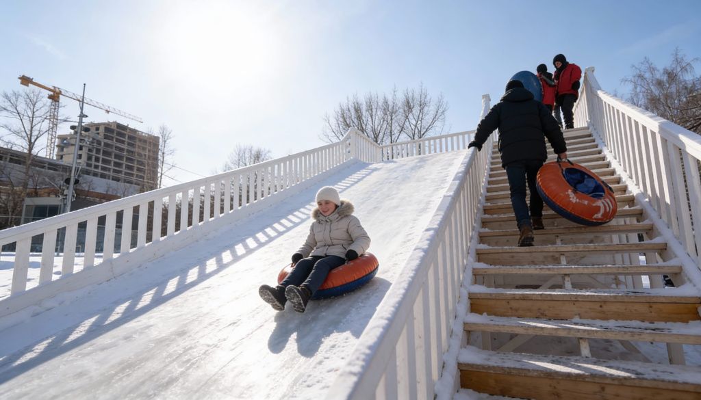 Горка в парке «Красная Пресня»