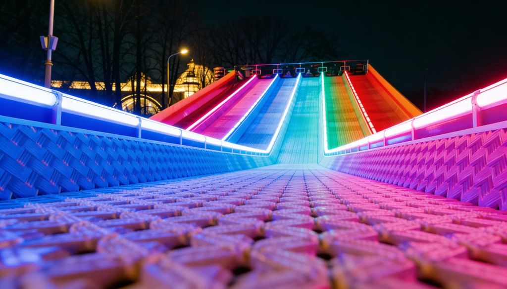 Тюбинговая горка на вднх «Сияние»