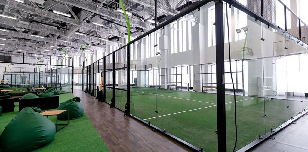 Пример падэль центра в Лужниках