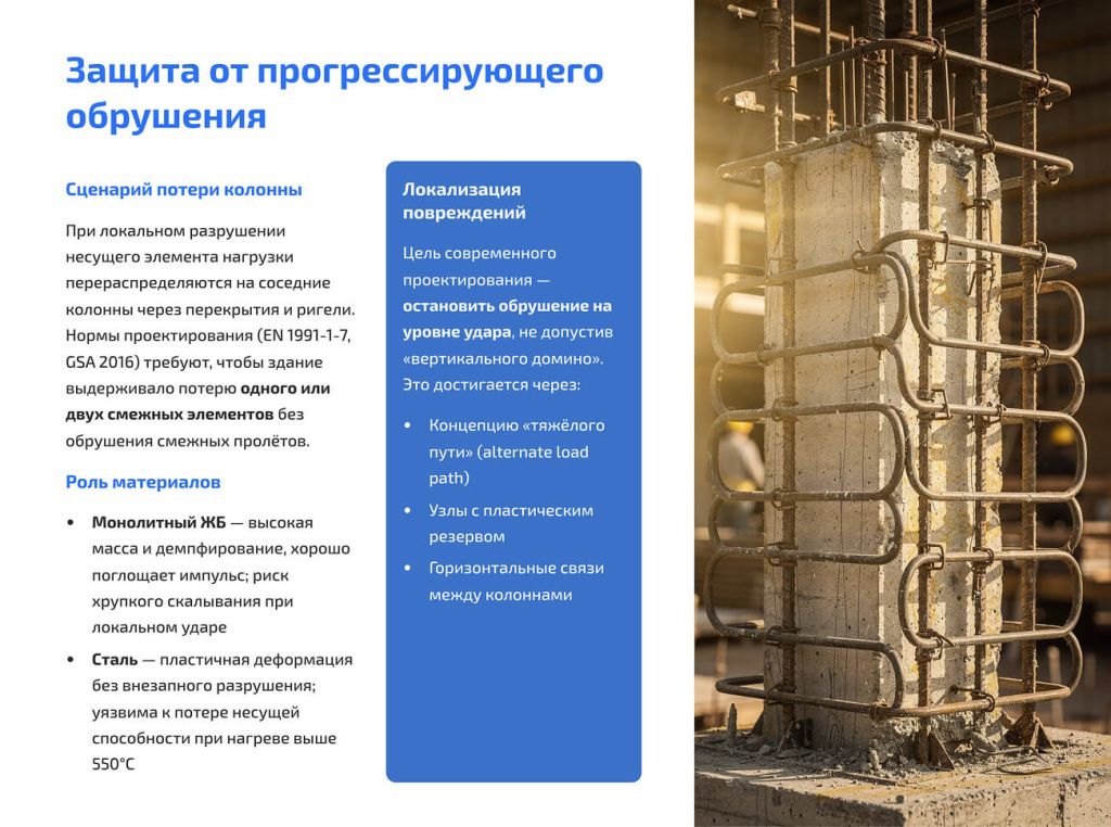 Защита от прогрессирующего обрушения