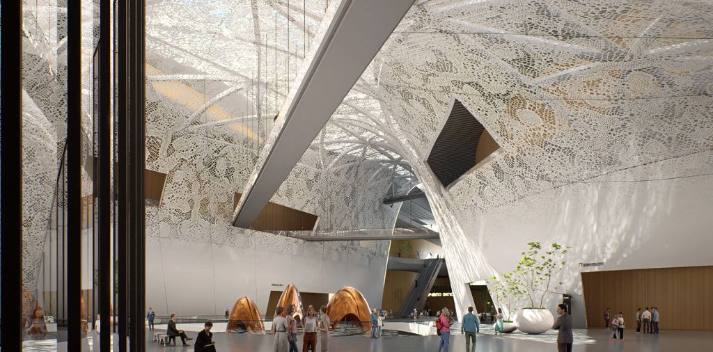 Национальный центр «Россия» в Москва-Сити схема