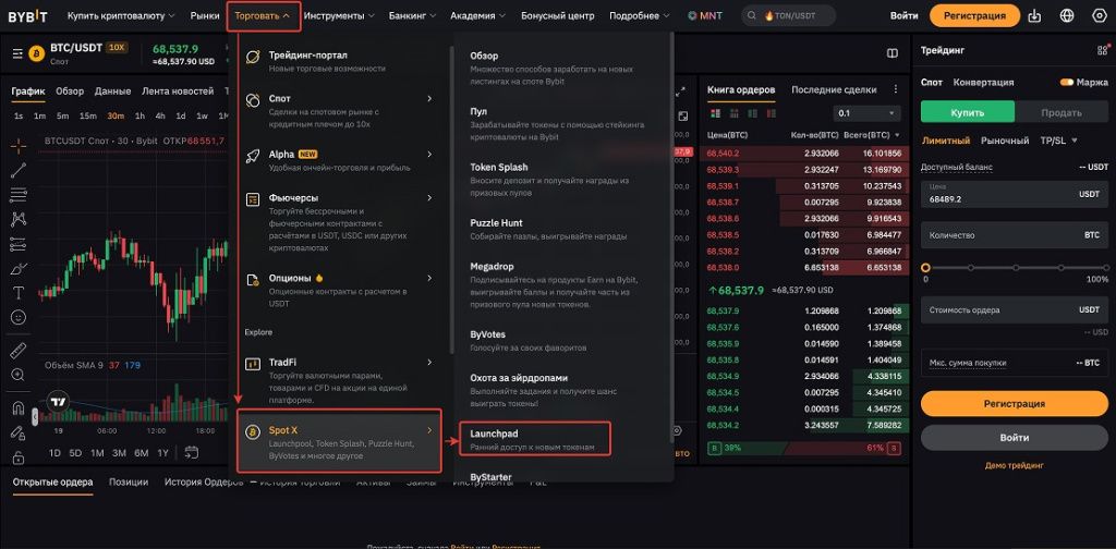 Launchpad (Spot X / Token Launch Platform)