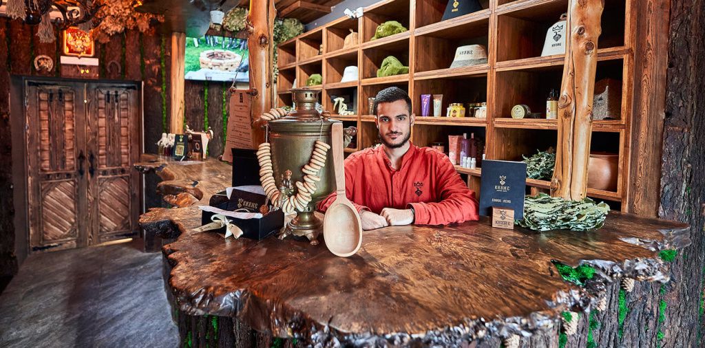 Банный комплекс Княже в Москва-Сити — ресепшн