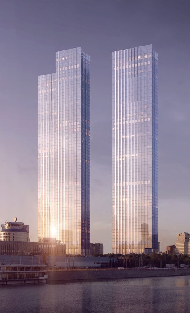Жилой комплекс Capital Towers на Пресненской набережной рядом с Москва-Сити