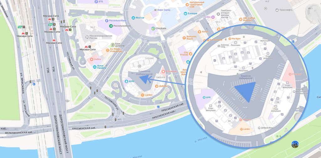 New building of the Embankment Tower