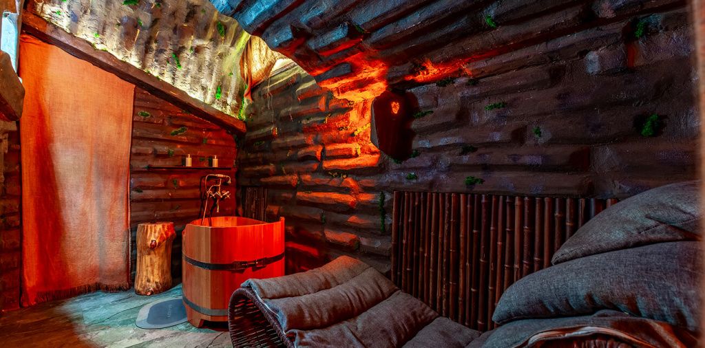 СПА-комната с ванной в бане Княже в Москва-Сити