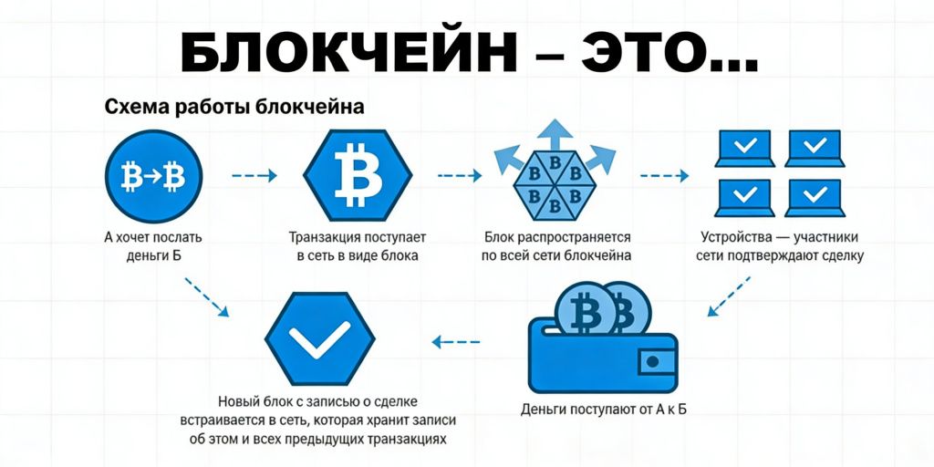 Блокчейн, как работает 
