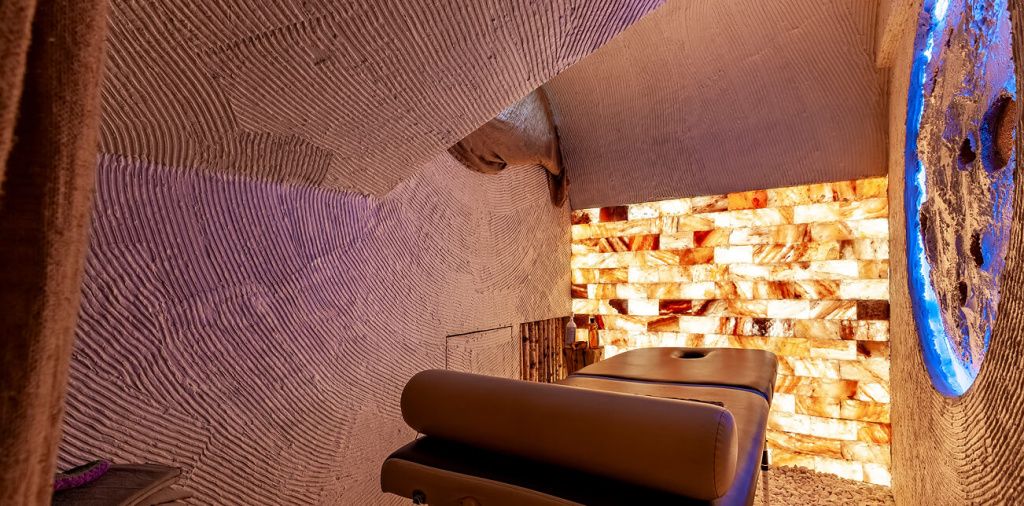 Соляная комната в бане Княже в Москва-Сити