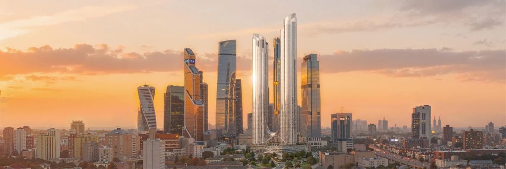 City-2 莫斯科城旁的 AURUS Residences 大厦