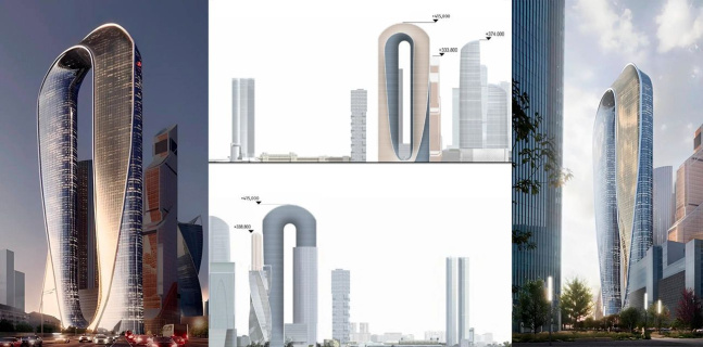 Революционный дизайн One Tower в Москва-Сити: планы и ожидания
