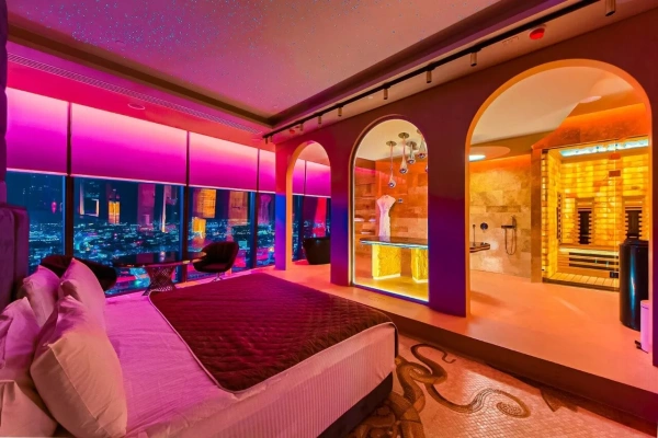 Снять апартаменты Sky Spa room 55 м2 на 77 этаже башни "Федерация Восток" , вид 1