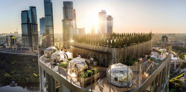 Пять смотровых площадках появятся на крышах небоскребов Москвы