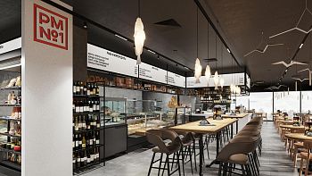 Рыбная мануфактура № 1 в Олимпийской Деревне, вид 1