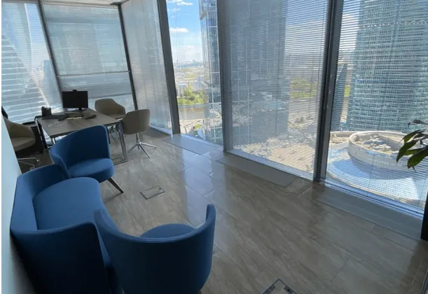 Снять офис в башне Федерация Восток 118 м² на 25 этаже, вид 1