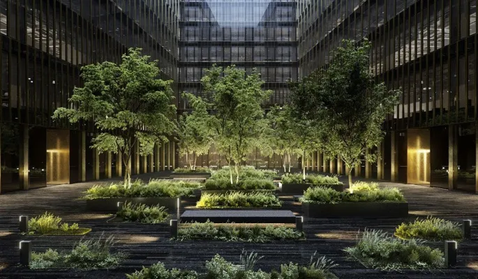 Office for sale in the Empire 2 tower (CITY 4), 9th floor, вид 3