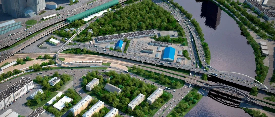 莫斯科市附近修建一座新桥