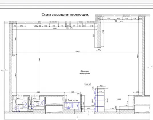Арена офиса в башне IQ-квартал 65 м² на 9 этаже, вид 13