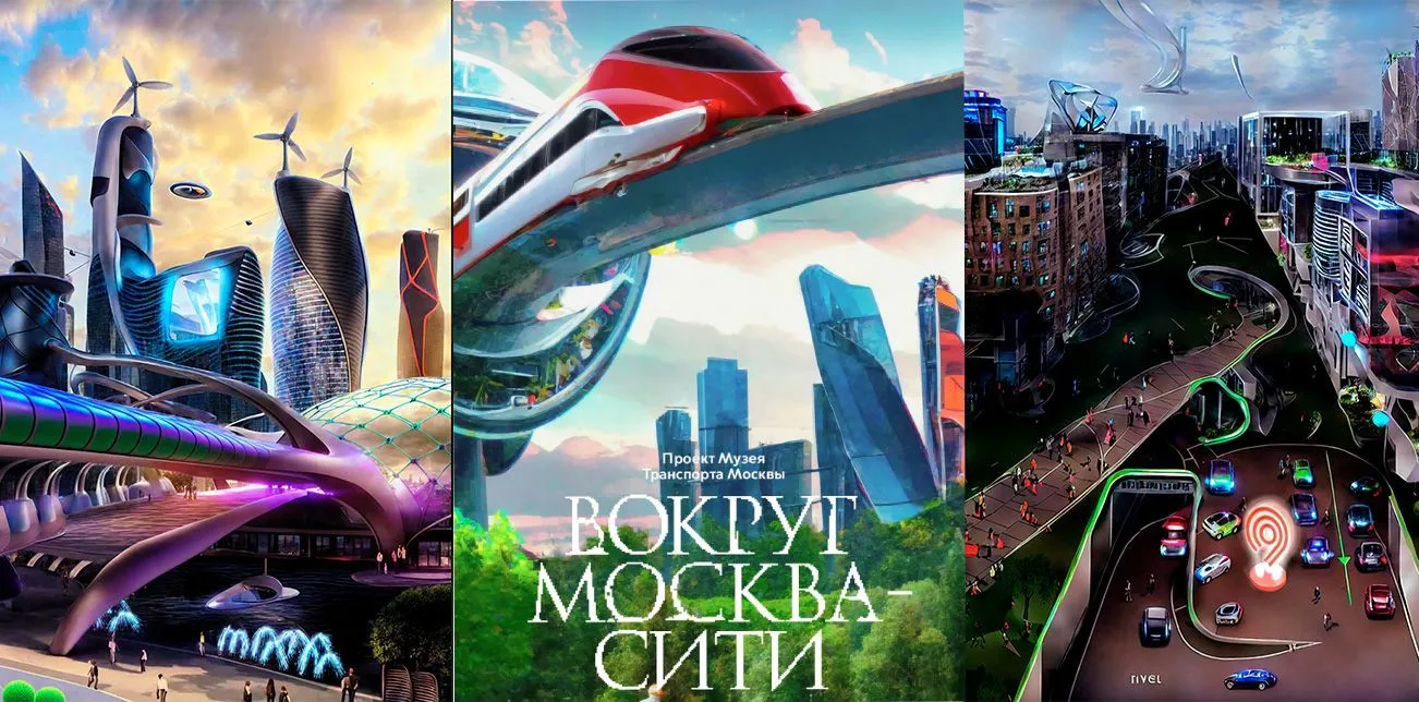Нейросеть рисует будущее Москва-Сити 