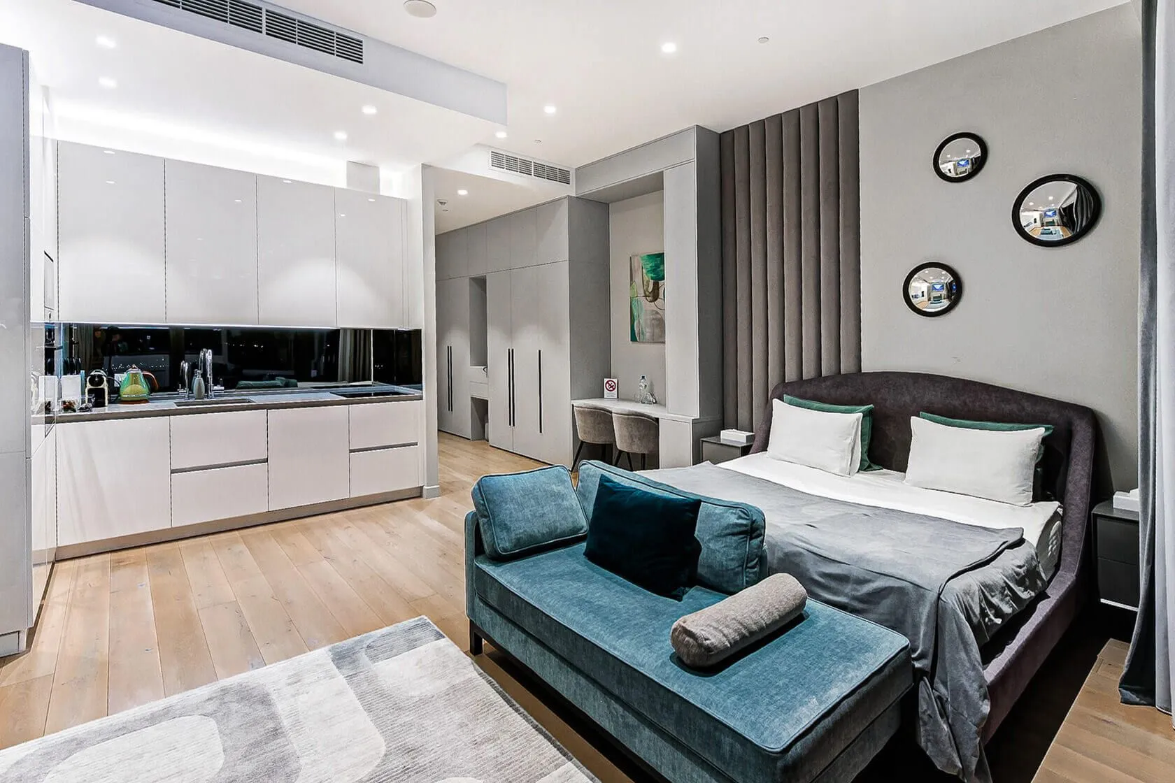 租一间位于涅瓦塔 54 层的 40 平方米 Sky Suite Studio 公寓, вид 2