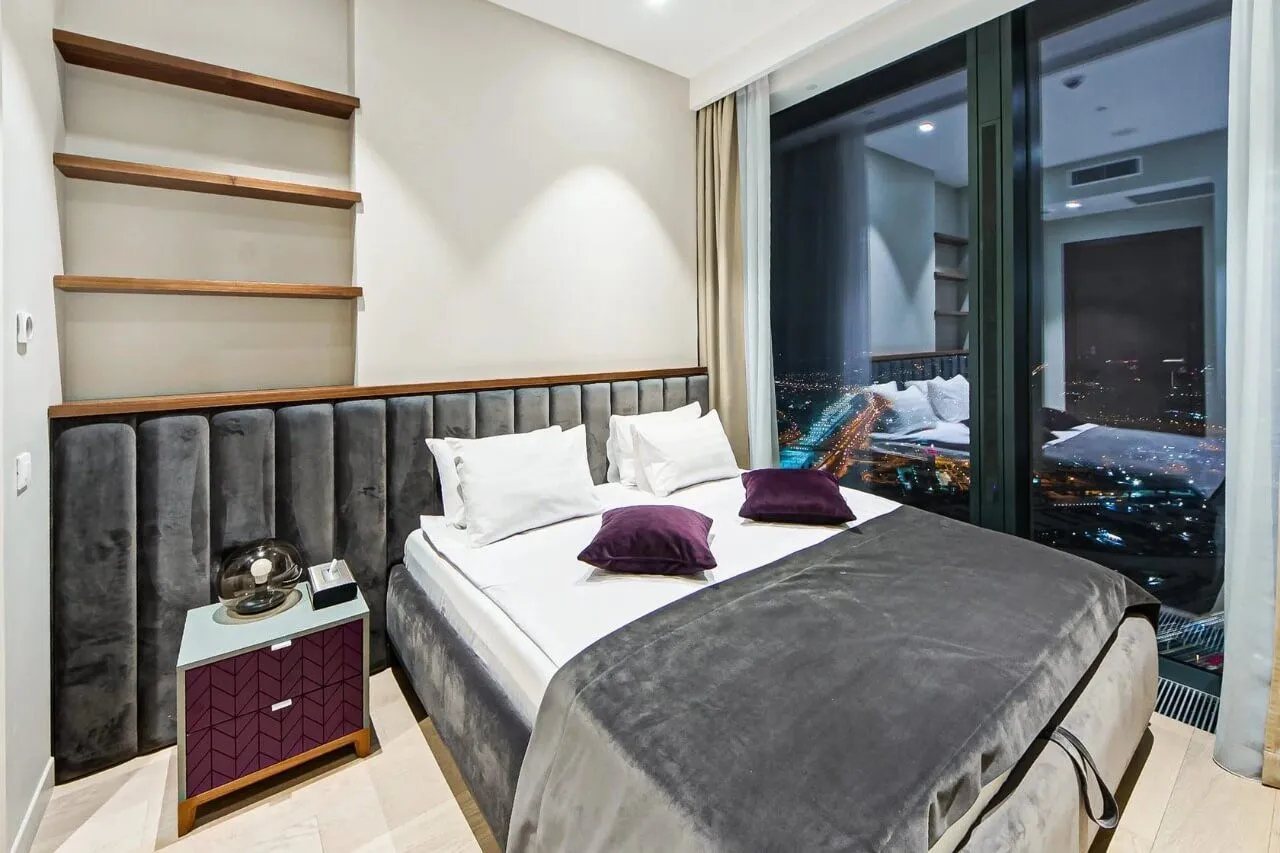 租用位于涅瓦塔 60 层的 60 平方米单卧室天空套房, вид 3