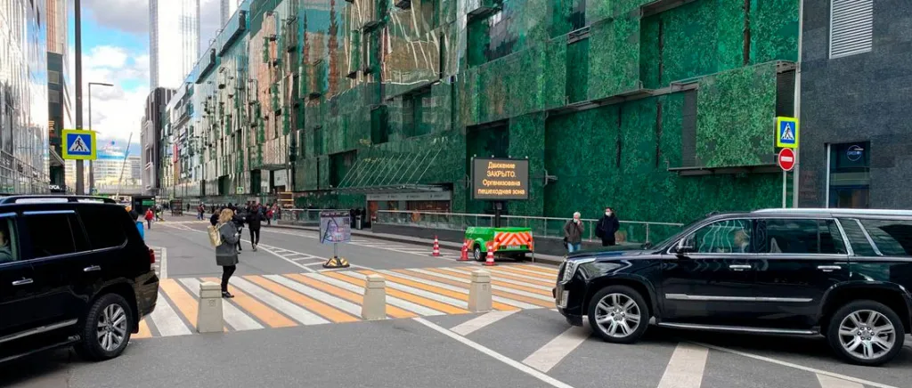 Новая схема проезда в Москва Сити