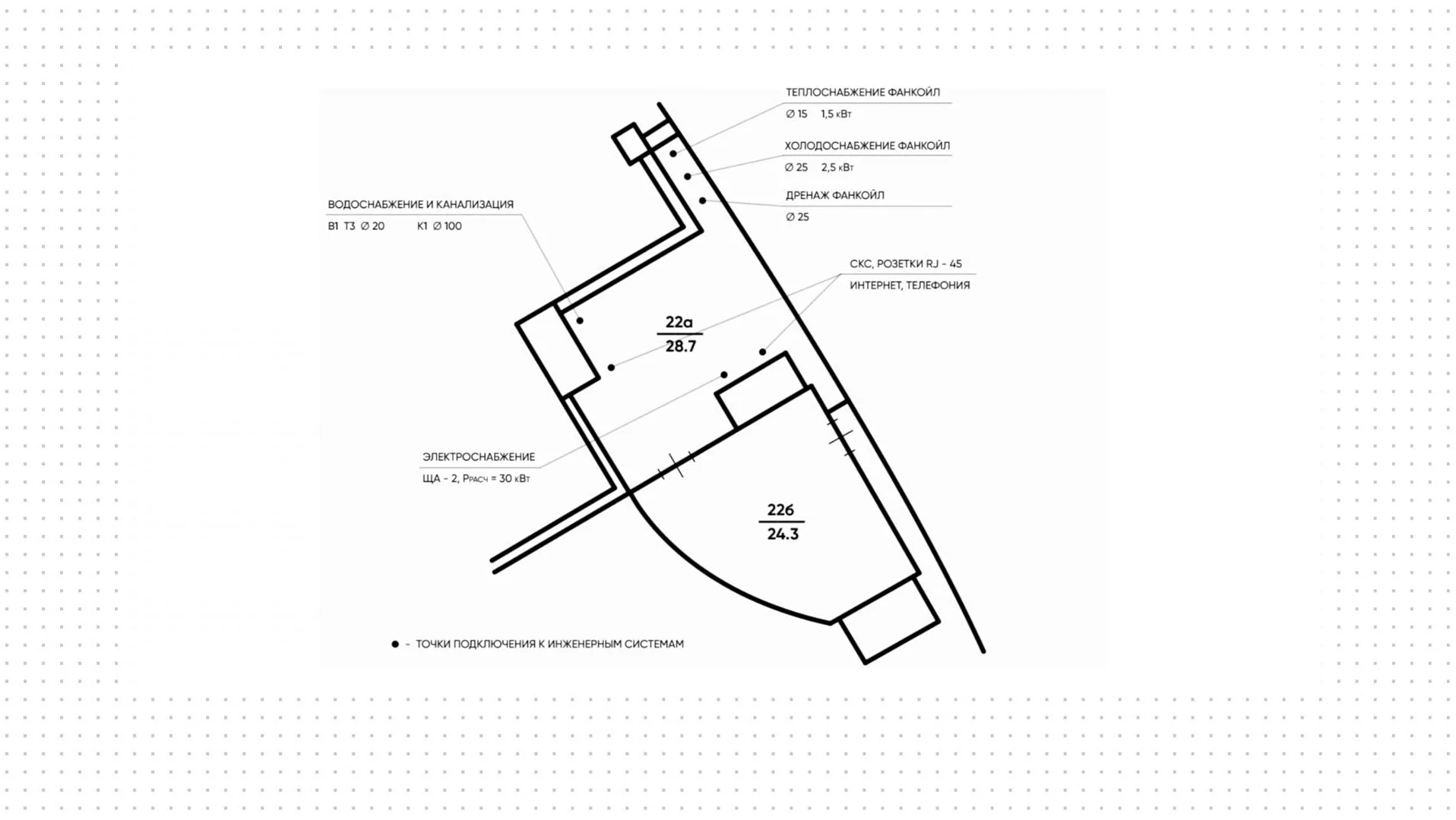 Торговое помещение 53 м2 на 1 этаже в башне Федерация, вид 2